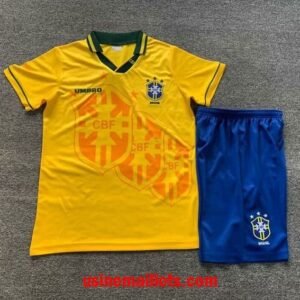 Maillot Enfant Rétro Bresil Domicile 1994