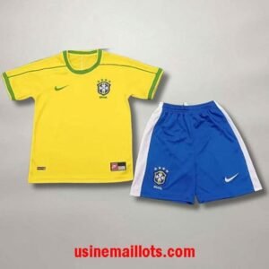 Maillot Enfant Rétro Bresil Domicile 1998