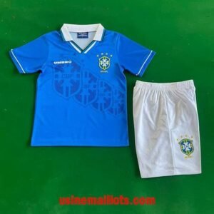 Maillot Enfant Rétro Bresil Extérieur 1996