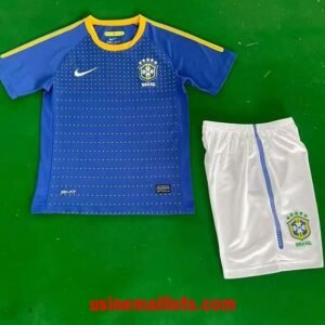 Maillot Enfant Rétro Bresil Extérieur 2010