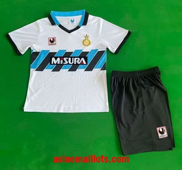 Maillot Enfant Rétro Inter Milan Extérieur 1990-1991