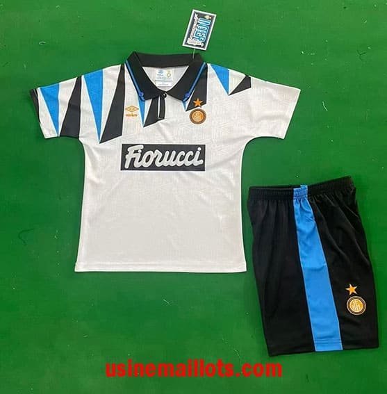 Maillot Enfant Rétro Inter Milan Extérieur 1991-1992