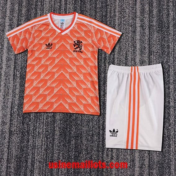 Maillot Enfant Rétro Pays-Bas Domicile 1988