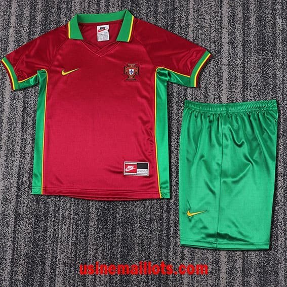 Maillot Enfant Rétro Portugal Domicile 1997