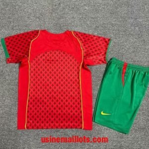 Alternative view of Maillot Enfant Rétro Portugal Domicile 2004