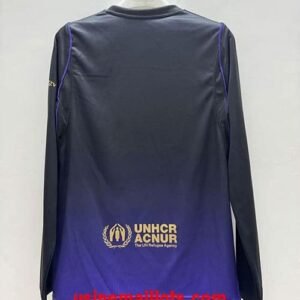 Alternative view of Maillot FC Barcelone Extérieur Manches Longues 2026/2027 Noir Bleu