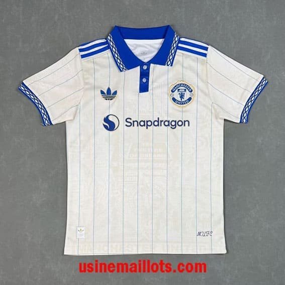 Maillot Manchester United 2026/2027 blanc Bleu