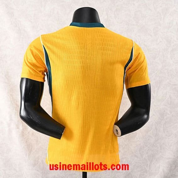 Maillot Match Australie Domicile Coupe du Monde 2026 Jaune – Image 2