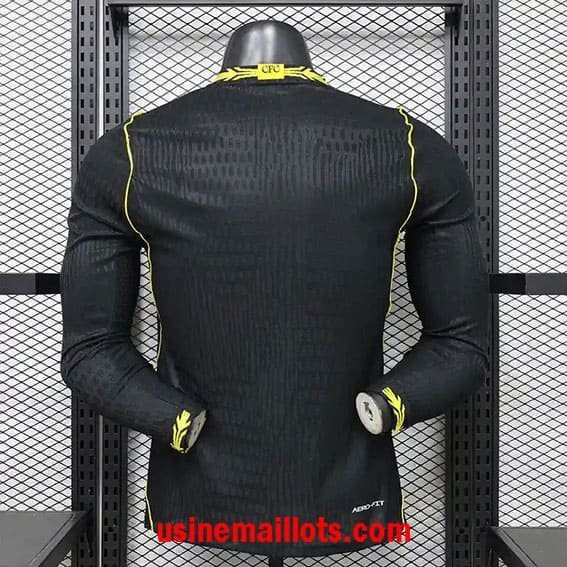 Maillot Match Chelsea Extérieur Manches Longues 2026/2027 Noir – Image 2