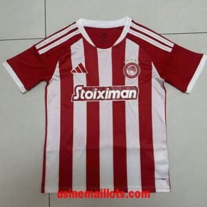 Maillot Olympiacos Domicile 2026/2027 Rouge Blanc