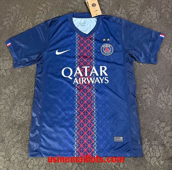 Maillot PSG Domicile 2025 2026 2 Etoiles