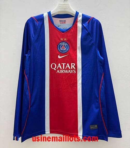 Maillot PSG Domicile Manches Longues 2026/2027 2 étoiles