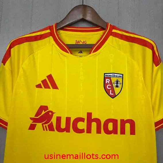 Maillot RC Lens Domicile 2026/2027 Jaune Rouge