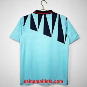 Alternative view of Maillot Rétro Angleterre 1990 Bleu