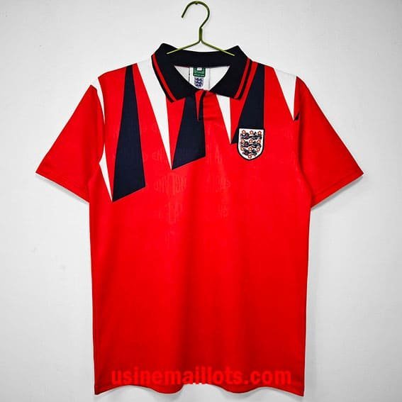 Maillot Rétro Angleterre 1990 Rouge Bleu Blanc