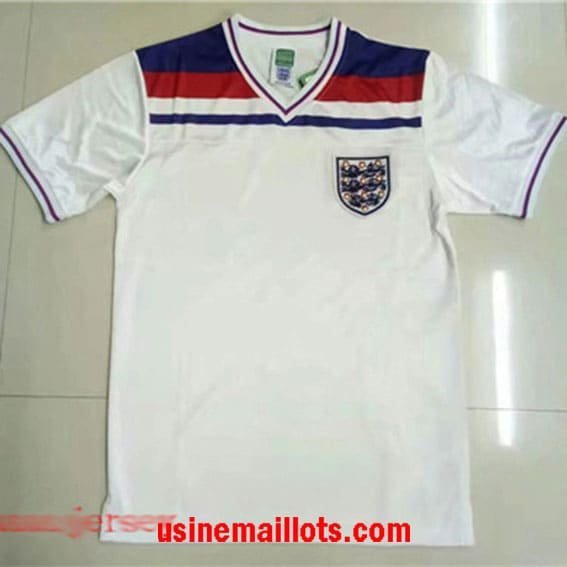 Maillot Rétro Angleterre Domicile 1980