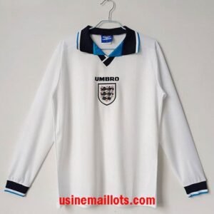 Maillot Rétro Angleterre Domicile Manches Longues 1996