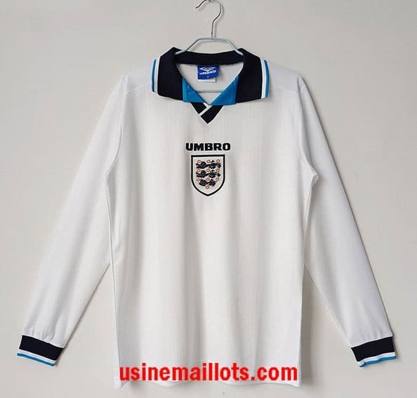 Maillot Rétro Angleterre Domicile Manches Longues 1996
