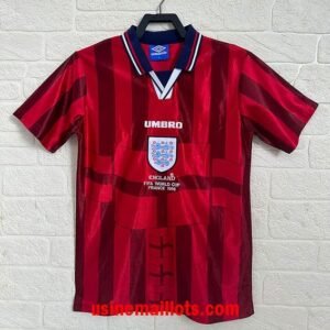 Maillot Rétro Angleterre Extérieur 1998