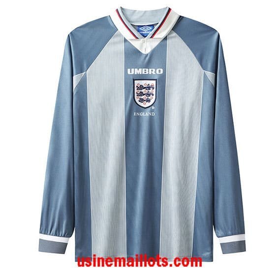 Maillot Rétro Angleterre Extérieur Manches Longues 1996