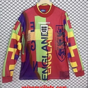 Maillot Rétro Angleterre Manches Longues Gardien 1996