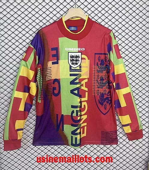 Maillot Rétro Angleterre Manches Longues Gardien 1996