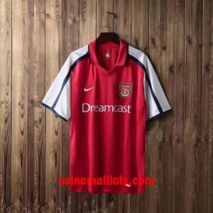 Maillot Rétro Arsenal Domicile 2000-2001