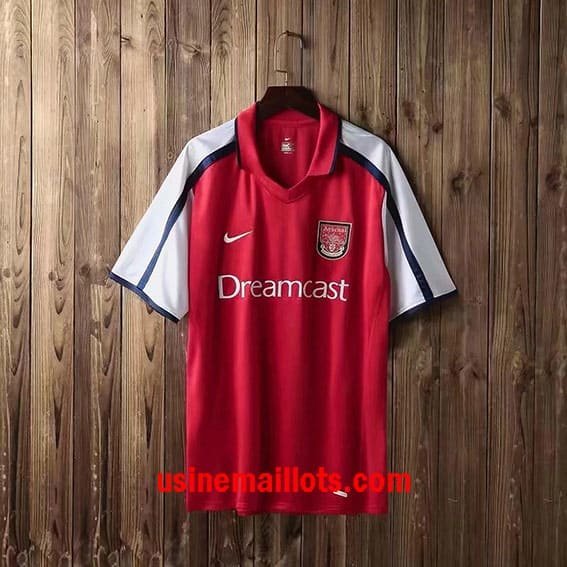 Maillot Rétro Arsenal Domicile 2000-2001