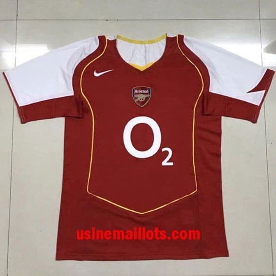 Maillot Rétro Arsenal Domicile 2004-2005