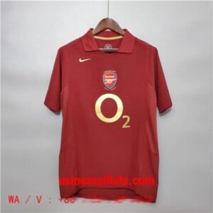 Maillot Rétro Arsenal Domicile 2005-2006