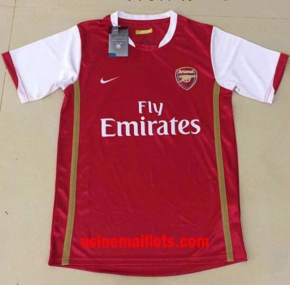 Maillot Rétro Arsenal Domicile 2006-2007