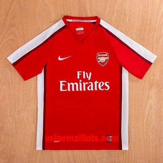 Maillot Rétro Arsenal Domicile 2008-2009