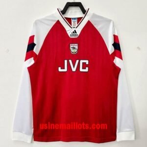 Maillot Rétro Arsenal Domicile Manches Longues 1992-1993