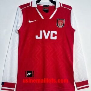 Maillot Rétro Arsenal Domicile Manches Longues 1996-1997
