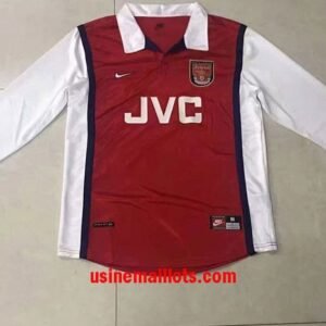 Maillot Rétro Arsenal Domicile Manches Longues 1998-1999