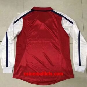 Alternative view of Maillot Rétro Arsenal Domicile Manches Longues 2000-2001