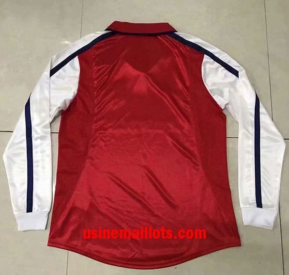 Maillot Rétro Arsenal Domicile Manches Longues 2000-2001 – Image 2