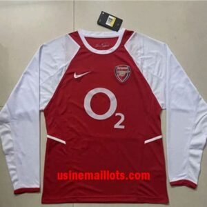 Maillot Rétro Arsenal Domicile Manches Longues 2002-2003