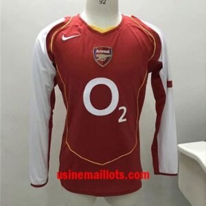 Maillot Rétro Arsenal Domicile Manches Longues 2004-2005