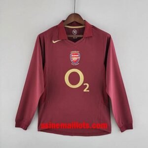 Maillot Rétro Arsenal Domicile Manches Longues 2005-2006