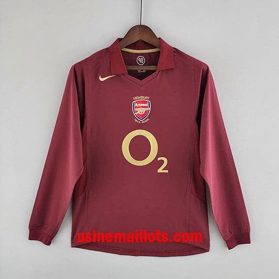Maillot Rétro Arsenal Domicile Manches Longues 2005-2006