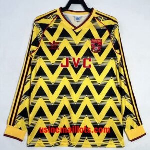 Maillot Rétro Arsenal Extérieur Manches Longues 1992-1993