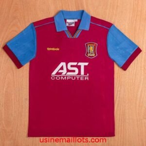 Maillot Rétro Aston Villa Domicile 1995-1996