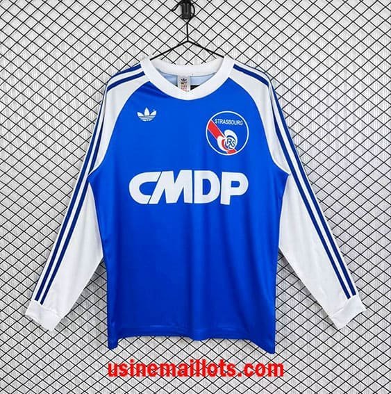 Maillot Rétro Auxerre Domicile Manches Longues 1978-1979