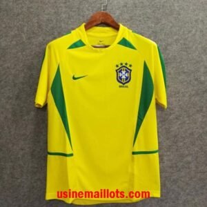 Maillot Rétro Bresil Domicile 2002