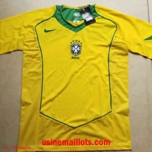Maillot Rétro Bresil Domicile 2004