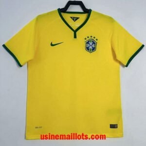 Maillot Rétro Bresil Domicile 2014