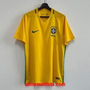 Maillot Rétro Bresil Domicile 2016