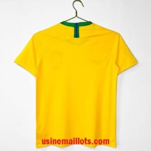 Alternative view of Maillot Rétro Bresil Domicile 2018