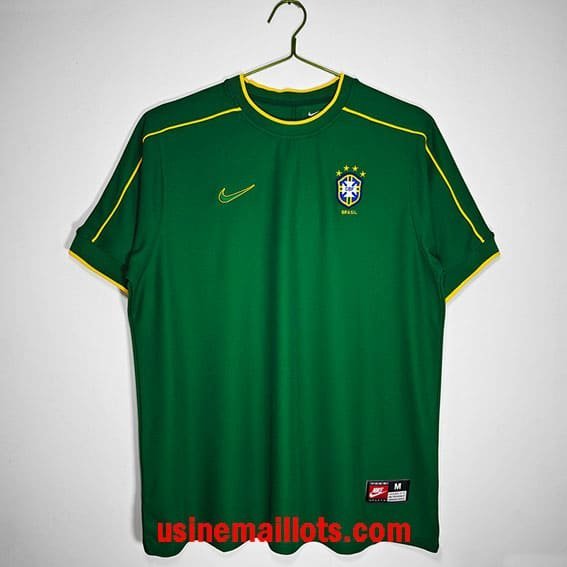Maillot Rétro Bresil Gardien 1998 Vert